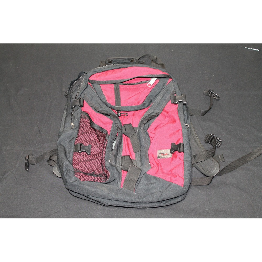 Tom Bihn Brain Bag Backpack Red Black Made in USA Port Angeles Washington